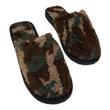 Pantuflas Chinelas Hombre Varon Invierno Abrigo Peluche 