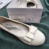 Zapatos Comunión Batistella N* 34 Blancos. Usados Impecable!