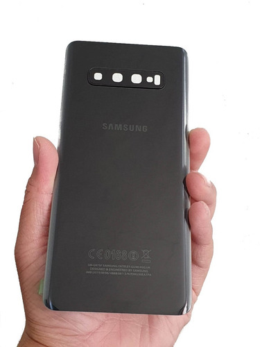 Tapa Trasera Samsung S10 Plus Con Lente Cristal Camara 