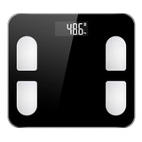 Pesa Digital Smart Bluetooth 180kg Con Medidor Imc - Ps Color Negro