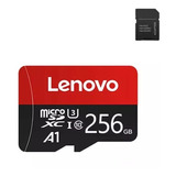 Cartão De Memória Lenovo 256gb Original Com Adaptador Micro