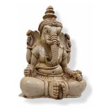 Ganesha Sentada Grande De Resina Apta Exterior Decooriental