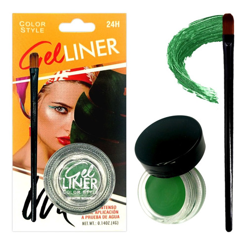 Delineador Gel Maquillaje Ojo Color Negro