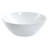 Lavabo Ovalin De Cerámica Blanco Para Baño Modelo Zurich