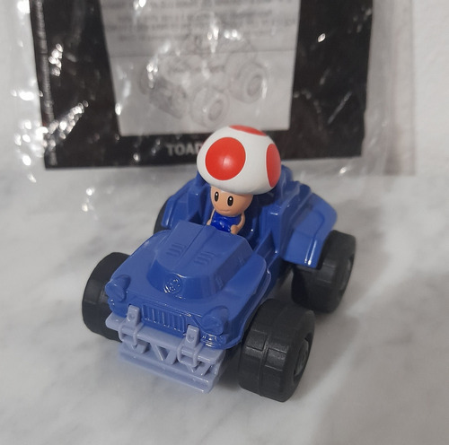 Super Mario Bros La Película Mcdonald's Figura Toad Kart  