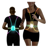 Chaleco De Correr Para Mujer, Chaleco Reflectante Con Luces 