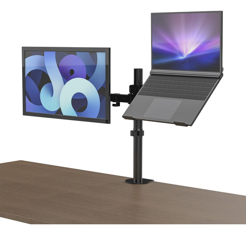 Stand Up Desk Store Convertible Con Abrazadera Para Portatil