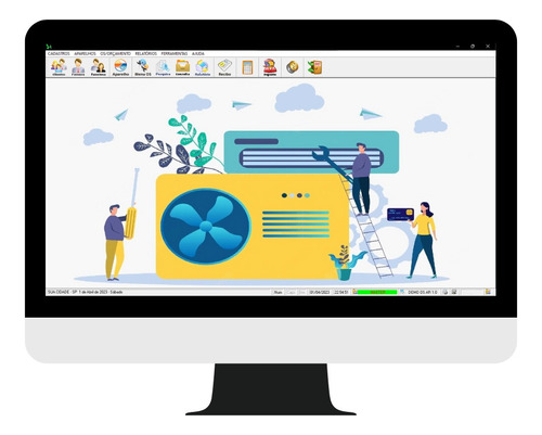 Assistência Técnica Ar E Refrigeração + Os V1.0 Fpqsystem