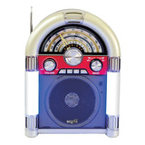 Radio Am Fm Vintage Nisuta Parlante Mp3 Bluetooth Usb Luces