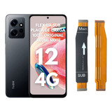 Cabo Flex Sub Placa Mãe Conector Usb Xiaomi Redmi Note 12 4g