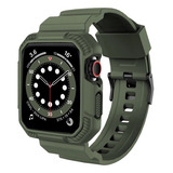 Correa Case Para Apple Watch De Caucho Calidad Premium A48