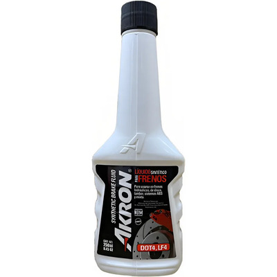 Liquido Sintético De Frenos Akron Dot4 250ml | MercadoLibre