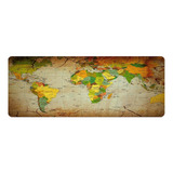 Alfombrilla Escritorio Mouse Pad Gamer Xxl Grande World Map