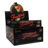 Seda Smoking Black Preta King Size Caixa C/ 50 Un Original