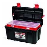 Caja Herramientas Tayg 31 Con Bandeja Estuche 445x235x230mm Color Negro