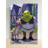 Cuadro Shrek Burro Infantil Regalo Pelicula Personaliza20x30