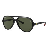 Óculos De Sol Masculino Ray-ban Rb4125 F602/30 Linha Ferrari