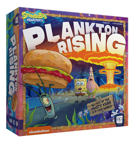 Usaopoly Spongebob: Plankton Rising Cooperative Juego De Da.