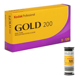 1 Rollo De Película Kodak Gold 200 Formato 120 Color