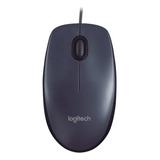 Mouse Alambrico Usb Logitech M90 Negro