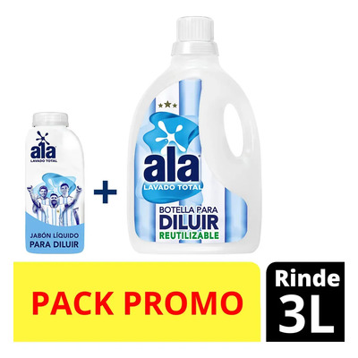 Jabón Líquido Ala Para Diluir 500 Ml + Botella 3 L | MercadoLibre