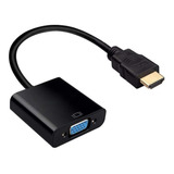 Hdmi A Vga Chapado En Oro Adaptador Conversor Macho A Hembra