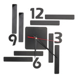 Reloj De Pared Digital Con Espejo Acrílico