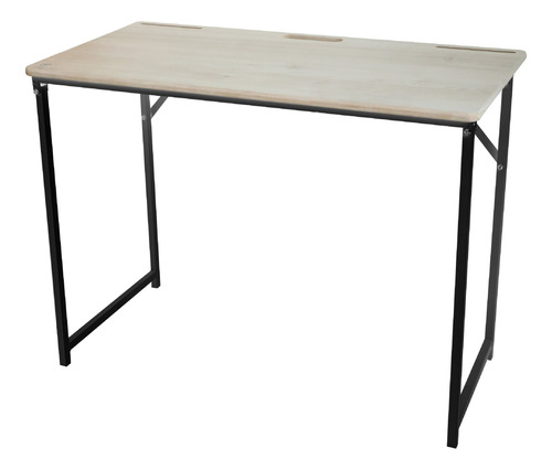 Mesa Escritorio Plegable Moderno Industrial De Melamina 1m