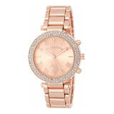 Reloj Mujer U.s. Polo Assn. Usc40170 Cuarzo Pulso Oro Rosa