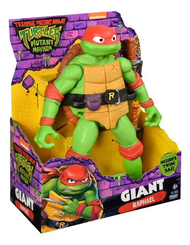 Tortugas Ninja Rafael Gigante Original 30 Pce 83400 Bigshop