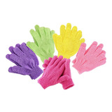 Guantes Exfoliantes De Baño Para Cuerpo, 5 Pares