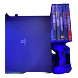 Sony Playstation 4 Pro 1tb Standard Color Negro + 5 Juegos 