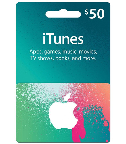 Tarjeta Itunes Apps Store 50 Usd Original Entrega Inmediata