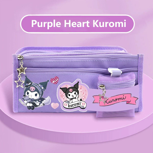 Estuche Para Lápices Sanrio Kuromi Melody School Kawaii Cinn