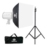 Softbox Greika 45x45cm Para Flash Godox 250di K-150a + Tripé