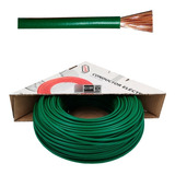 Cable 12 Awg Rollo De 100mts De Cobre Iusa Verde