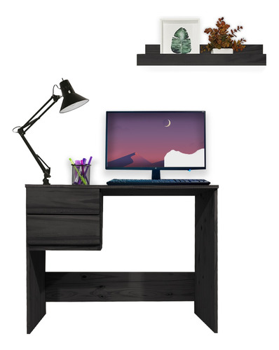 Escritorio Nordico + Estante Escandinavo Moderno Mesa Oferta