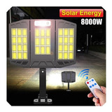 Luces De Calle Solares Led Para Exteriores Con Sensor, 8000w