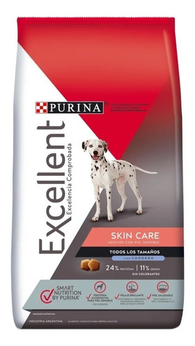 Alimento Excellent Skin Care Skin Care Para Perro Adulto Todos Los Tamaños Sabor Cordero En Bolsa De 15kg