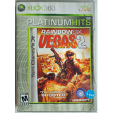 Jogo Rainbow Six Vegas 2 Original Xbox 360 Midia Fisica Cd.