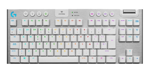 920-009660 Keyboard Gaming G915 Tkl White