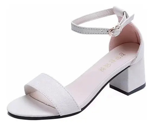 Sandalias Tacón Casual Mujer Elegantes Comodas Zapatos Moda
