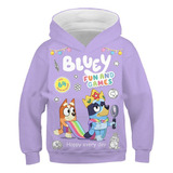 Sudadera Con Capucha Bluey Family Bluey De Dibujos Animados