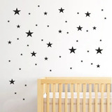 Decoración De Estrellas En Vinil Adhesivo 150 Unidades