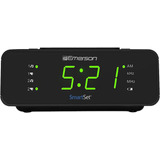 Reloj Despertador Emerson Smartset Con Atenuador De Radio Am