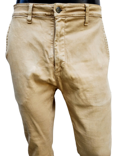 Pantalón Levis Talle 36 Elastizado Beige 