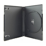 12 Estojo Capa Box Case Dvd-cd Simples Preto 14 Mm Novo