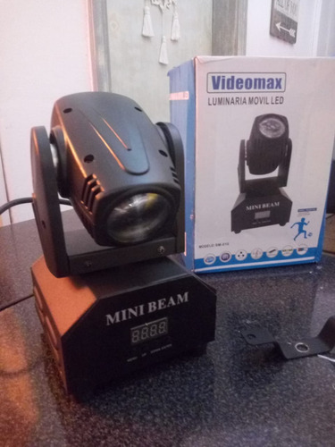 Mini Cabezal Movil Beam  Led  10 Wats Videomax Rgbw Dmx 