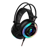 Audífonos Gamer Luces Rgb Pc Aoas As 90 2.4m Cable 2 3.5 Aux