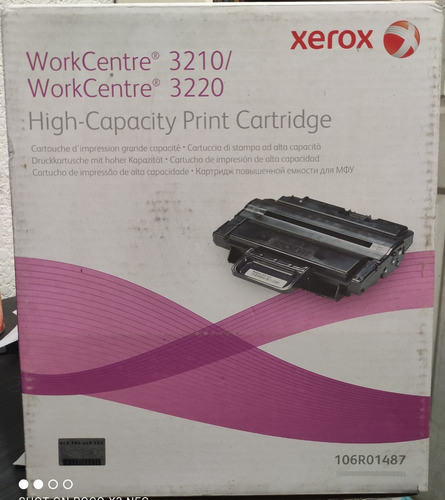 Cartucho De Toner Xerox Vacio 106r01487 Workcentre 3210/3220